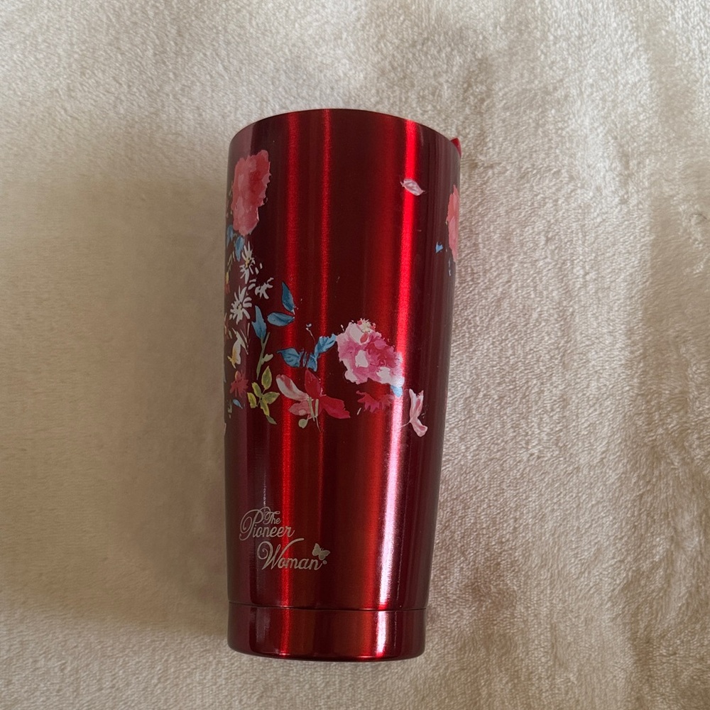 The Pioneer Woman Scarlet Floral Tumbler